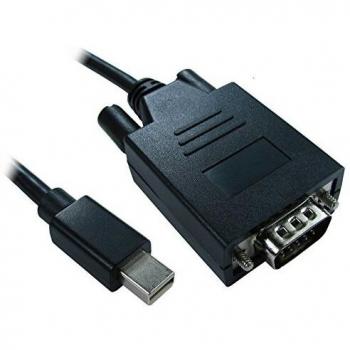 SVGA Monitor PC Video Cable with Mini DisplayPort Male Plug 2m