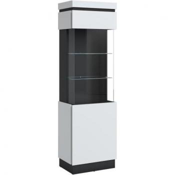 Campania CORV102R Vitrine Alpinweiß Anthrazit – Wojcik