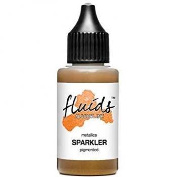 Goldener Sparkler 30 ml Flüssigkeitsalkohol – Tinte für Fluid‑Art & Resin