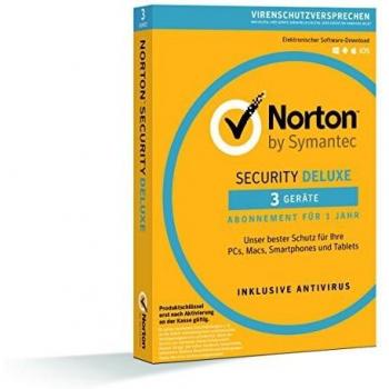 NORTON SECURITY Deluxe 3.0 (2020/2021) 3 Geräte ABO Deutsch ESD Key per E-Mail
