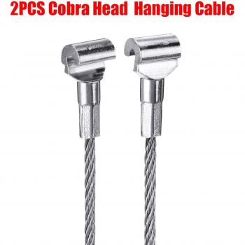 Nylon Steel Cable Mirror Mount Hook Duo