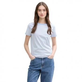 Tom Tailor Denim Blu Light Boxy T-Shirt