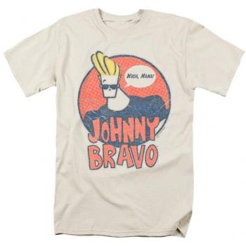 Camiseta Johnny Bravo Quiere Me en Talla XL Gris Oscuro