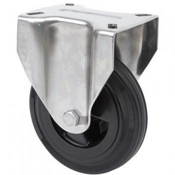 Rueda Inox‑PS Alex 80 mm, serie ZVI, fija y libre de frenos