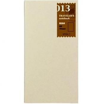 Traveler's Notebook Refill #13 Lightweight Blank Paper 128 Pages