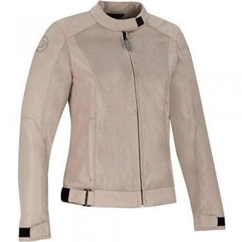 Riko Beige Giacca Moto per Donna Bering