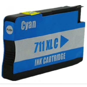 Cartucho de tinta HP 711 cian compatible CZ130A