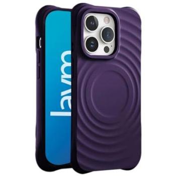 Protector de Silicona 100% con Microfibra, Violeta – iPhone 15