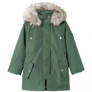 Name It Winterjacke »NKFMILLA PARKA JACKET LONG NOOS«, mit Kapuze