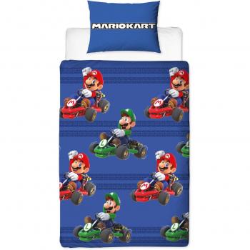 Lit Doux Mario Kart – Set Réversible (Bleu)