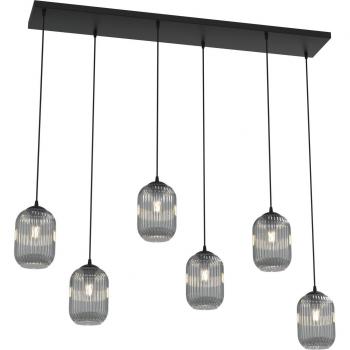Smoke Grey Verdi 115cm Ceiling Fixture