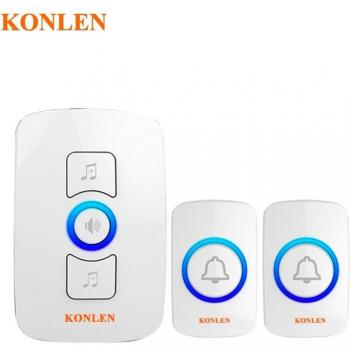 KONLEN Wireless Doorbell System with Push Button and 32 Sound Options