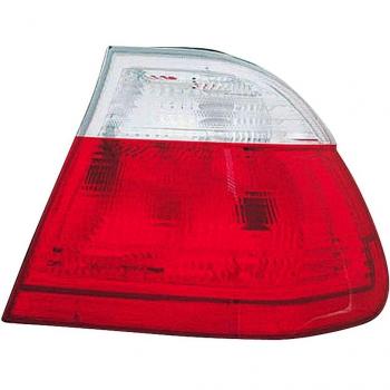 Finition rouge claire pour les rétroviseurs arrière BMW Série 3 E46 (Sedan) 1998‑2001