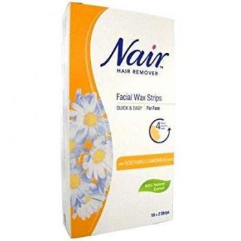 Nair Facial Wax Strips