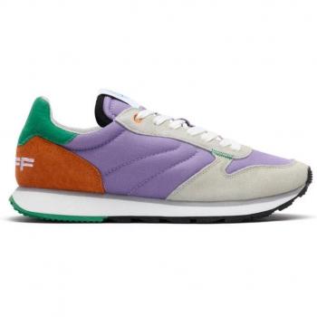 Zapatillas Deportivas de Mujer en Piel Combinada