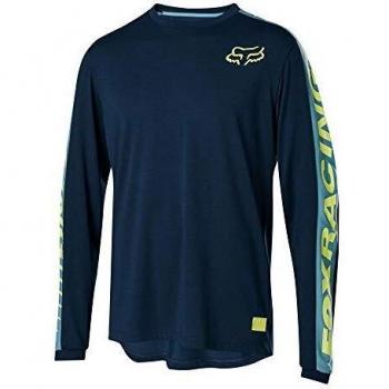 Fox MTB Langarm‑Jersey Ranger Dri‑Release in Blau, Gr. M
