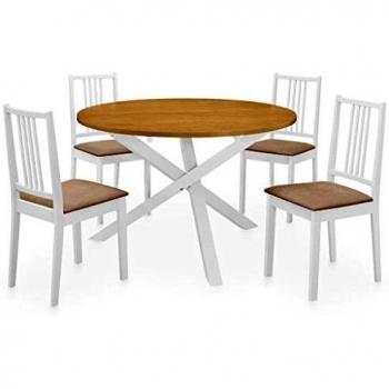 Mobilier de Repas 5 pcs Table et Chaises de Salle à Manger