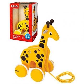 BRIO Giraffe Pull Along Toy for Toddlers