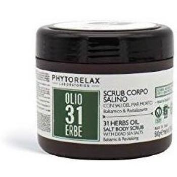 PhytoRelax Labs 31-Herbal Smooth Skin Scrub 500 g (Deutsch: 31 Kräuter Glättendes Body-Peeling)