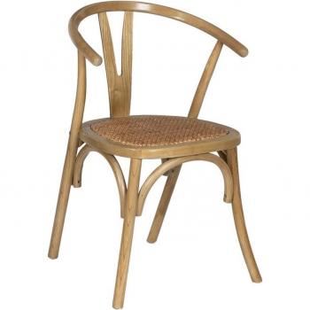 Set de silla de comedor marrón 55x50x81 cm