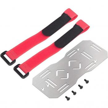 Edelstahl Batterie Fach für Traxxas TRX-6 1/10 RC