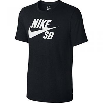 Camiseta NIKE SB Logo, Talla XL, Negro/Blanco