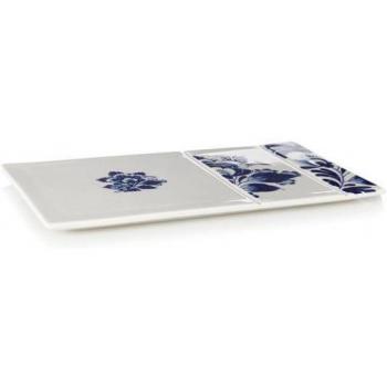 ROYAL DELFT Tegel 16x27cm 'Versatile plain' Blauw D1653