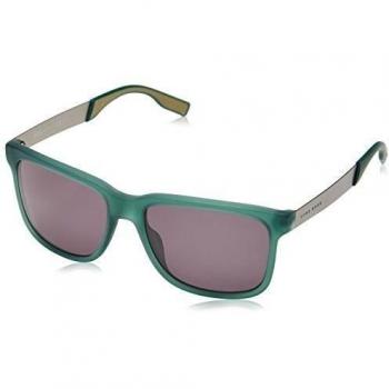 Hugo BOSS Wayfarer 0553 E78/ P9 Gafas de Sol Masculino Verde Gris