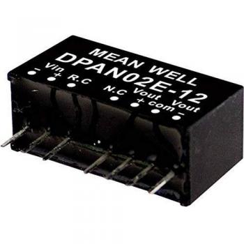 Bloc d’alimentation DC/DC MEANWELL 9–18 V à 12 V ±, 83 mA