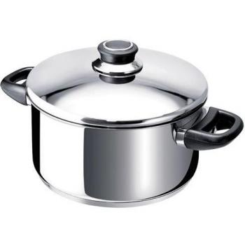 Beka -12031204 Faitout avec couvercle en acier inoxydable 20 cm