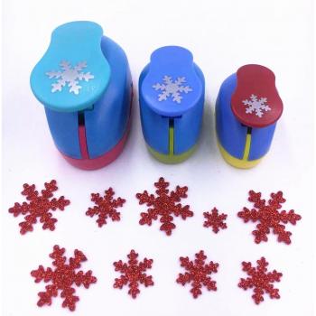 Ensemble de Poinçons en Papier Flocons de Neige (1,5, 1, 5/8)