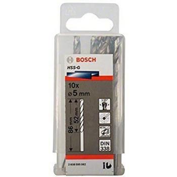 Broca profesional para metal Bosch HSS-G (10 piezas, Ø 5 mm)