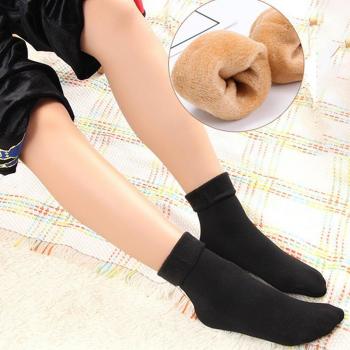 Women's Thick Velvet Warm Snow Socks