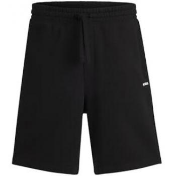 Nomario Sweatshorts mit Label‑Print – Schwarz