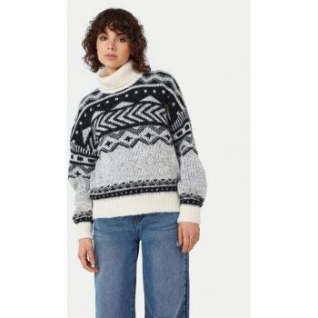 Noisy May Beiger Rollkragenpullover
