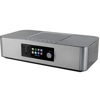 Soundmaster ICD2020 Radio Internet avec Bluetooth et lecteur CD Argent