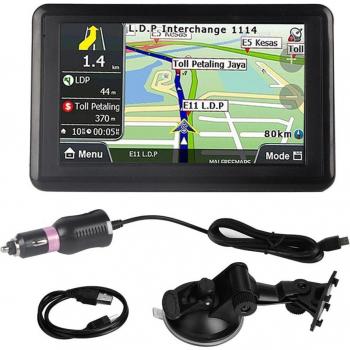 GPS Carro 5 Pulgadas, Pantalla Touch, 256MB DDR, 8GB, FM/MP3, Mapas Europa 508