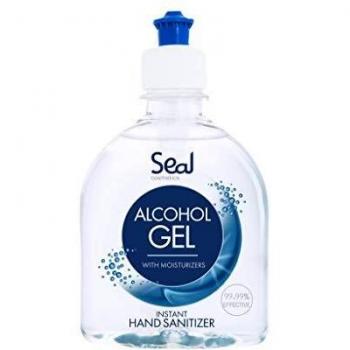 Antibacterial Hand Sanitiser Gel with 70% Alcohol by Seal Cosmetics