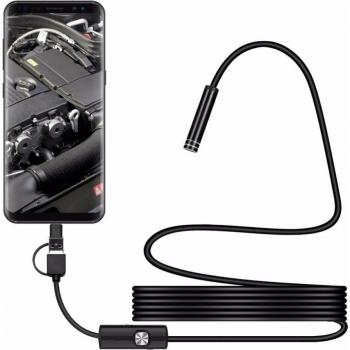USB Waterdichte Borescope Camera 5.5MM 7MM Lens
