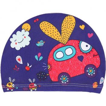 Soft Polyester Baby Swimming Cap