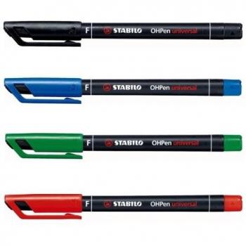 Stabilo OHPen universal Permanente rotulador – Fine (F) línea/Ancho 0,7 MM – color negro