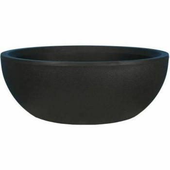 RIVIERA D40 Black Clay‑Finish Plant Cup
