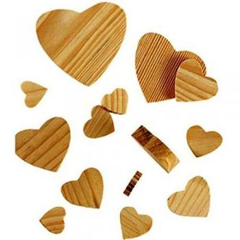 Nature's Embrace Wooden Hearts