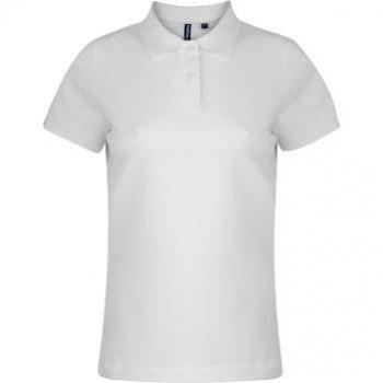 Asquith & Fox Women's Short Sleeve Polo Shirt (White)