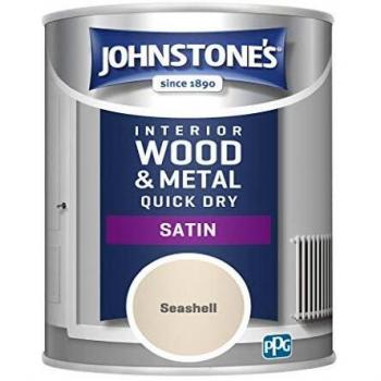Johnstone's Quick Dry Satin Seashell 750ml