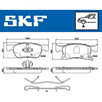 SKF VKBP 80291 A Freios