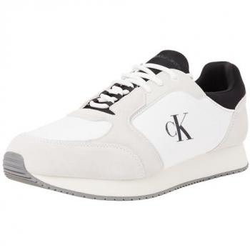 Calvin Klein Jeans Retro Sock Runner Sneakers Bianco