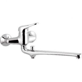 Rubinetto Lavabo/Vasca con Bocca Fusa e Deviatore Serie Kiss Remer Cod. 76194