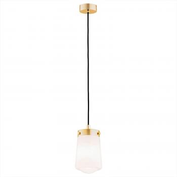 Argon Luminaire Pasadena, 1 lampe, laiton/blanc