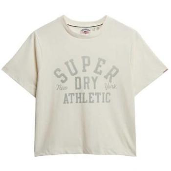 Women's Superdry Athletic Essentials Loose Shirt – Off White